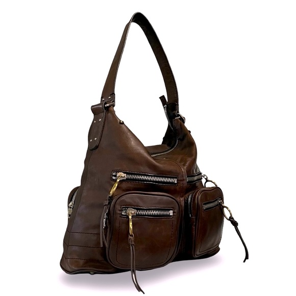 Chloé Chamois Tobacco Brown Leather Betty Hobo Shoulder Bag - Picture 2 of 11